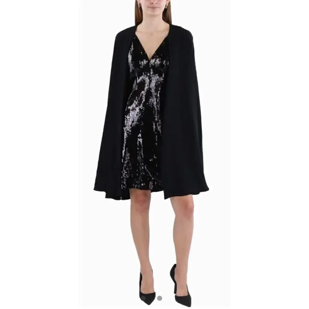 KOBI HALPERIN RAY SEQUINED MIDI COCKTAIL AND PARTY DRESS NWT Size 12